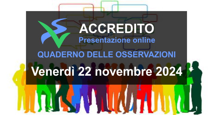 Presentazione Quaderno delle Osservazioni